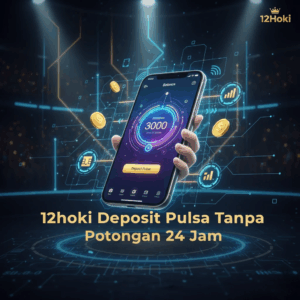 Banner 12hoki deposit pulsa tanpa potongan 24 jam