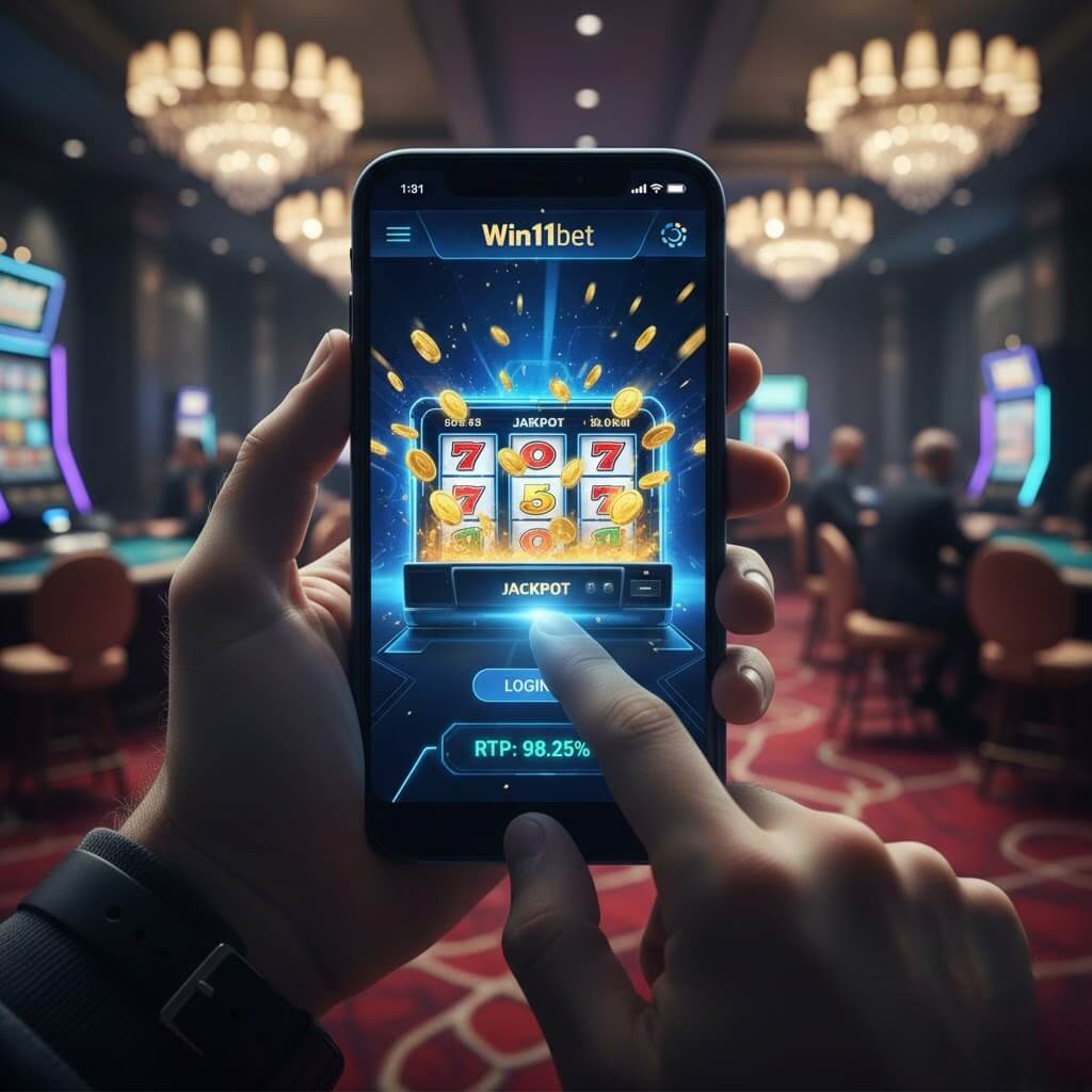 Pemain login Win11bet dan bermain slot di waktu terbaik untuk menang besar dan jackpot